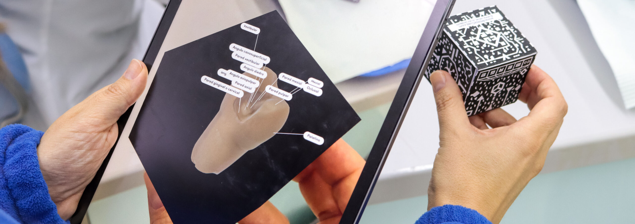 Persona escaneando Merge