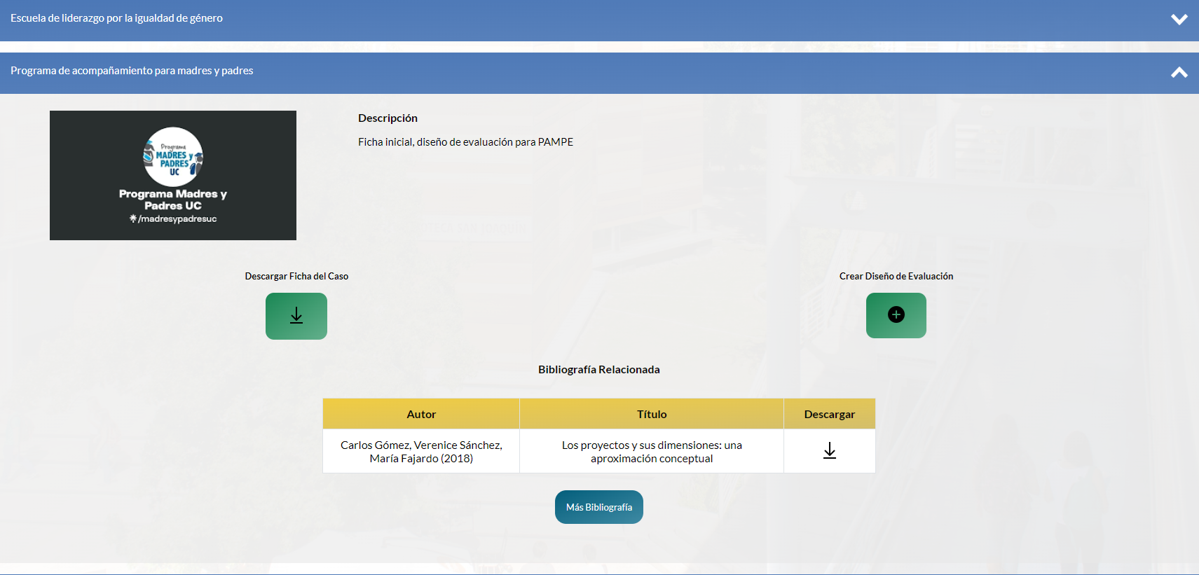 captura de imagen plataforma A+E